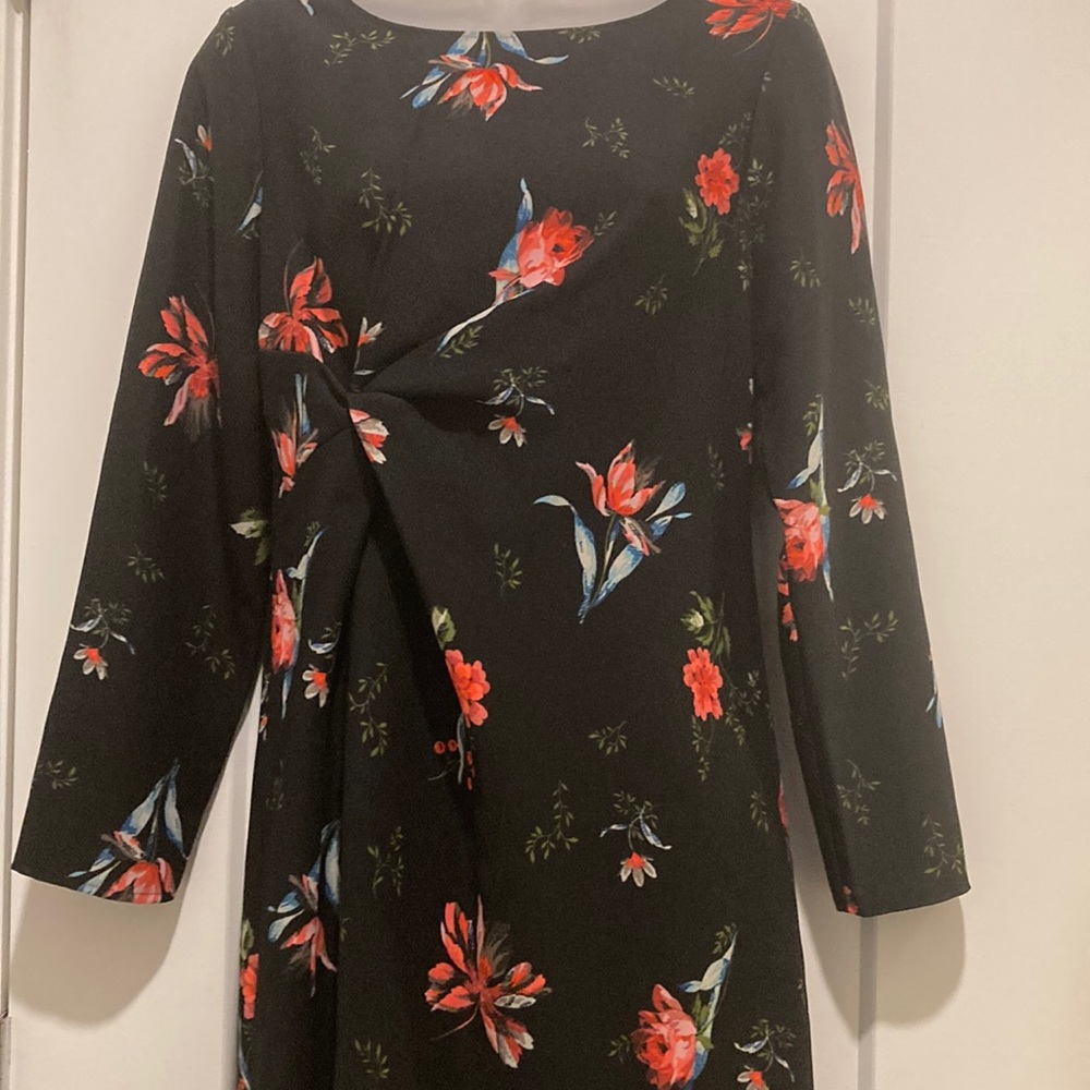 Floral  Print Dress 👗,size-2,Never worn, Long Sleeve